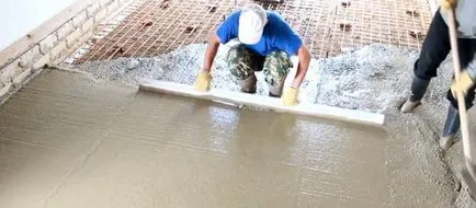 Как да си направим бетонния под в гаража