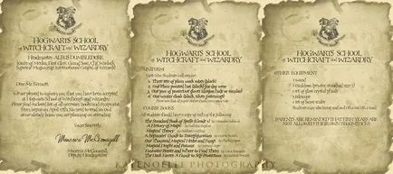 Cum de a face o scrisoare de la Hogwarts cu mâinile în limba rusă