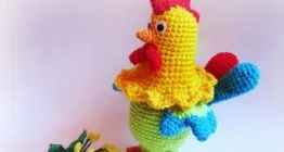 Ca amigurumi maimuță croșetat, scheme, descrierea