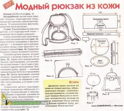 Как да шият чанта на училище