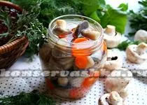 Hogyan pácolt gombát sinenozhki a téli recept
