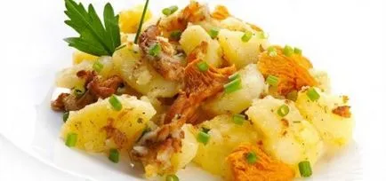 Cum de a găti ciuperci, cartofi aburit reteta dieta