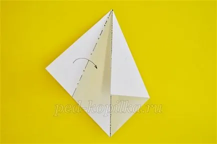 frunze de arțar în origami arta