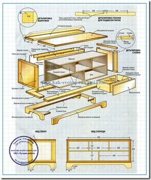 Piept cu mâinile sale pentru dormitor (desene ilustrate), cu propriile sale mâini - cum să facă cel mai mult