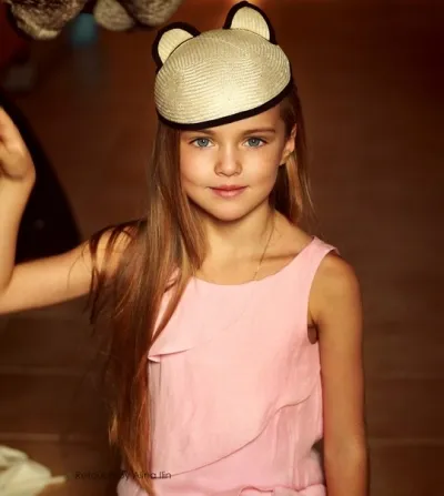 Kristina Pimenova - un model tânăr, biografie, poze cu părinții