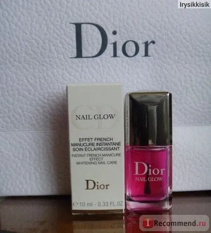 Körömlakk Dior köröm fényét - «a hatás a francia manikűr egy csapásra az ecset! Összes szolgáltatása