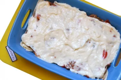 Lasagna Lavash - lépésről lépésre recept, hogyan kell főzni fotókkal