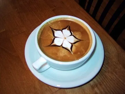 Latte изкуство или как да се направи чертежи за кафе (19 снимки)