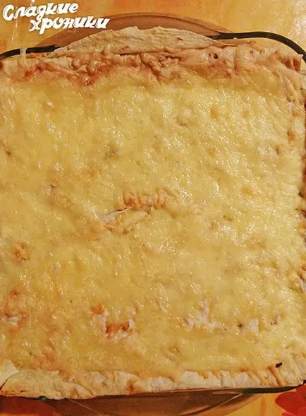 Lasagna Lavash lusta recept lépésről lépésre fotók