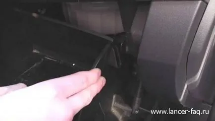 Mitsubishi Lancer x kabin szűrő csere