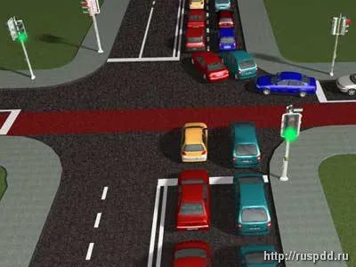 Cum să treacă în intersecții de trafic