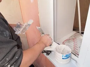 Telepítése műanyag ablakok egy tégla ház - családi box