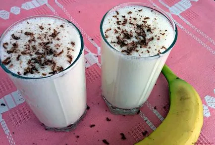Мляко-Банана коктейл - рецепта, полезни свойства