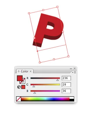 Draw 3D надпис в илюстратор