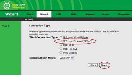 Configurare Modem „nodale icxdsl 5633 e