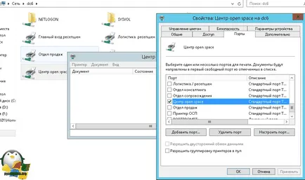 Configurarea de imprimare pentru Windows Server Server 2012 R2, setarea ferestre și servere Linux