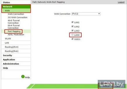 Configurarea modemului h208n Zala zxhn - suport tehnic Beltelecom