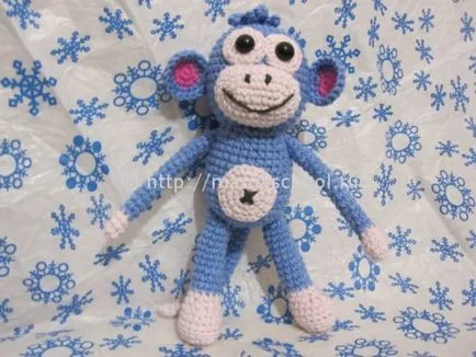 Monkey Croșetat dirigintelui și schema de tricotat