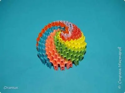 Origami izzó modul
