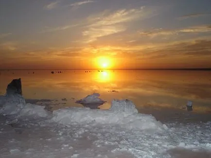 Elton lac - regat sare în regiunea Volgograd - România, România