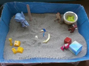 Terapia cu nisip la domiciliu materiale cu propriile lor mâini pregătirea
