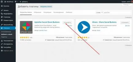 Plugin pentru butoane sociale WordPress în limba rusă