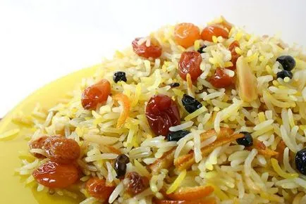 Pilaf aszalt gyümölcs finom és egyszerű recept vegetáriánus