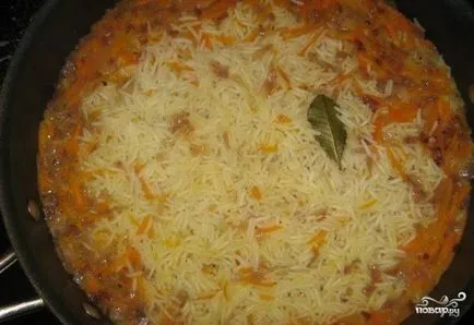 Pilaf tenger gyümölcsei - lépésről lépésre recept fotók