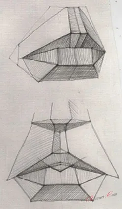 Как да нарисувате молив за устни, рисунки с молив на етапи