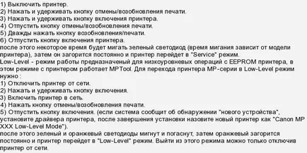 Как да възстановите нивото на мастилото в принтера канон принтер Защо не печат