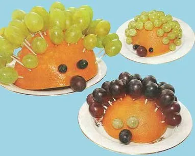 Изделия от плодове и зеленчуци, с ръцете си за детска градина
