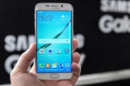 Bemutatta Samsung Galaxy S6 és S6 galaxis szélén leírások és felülvizsgálat