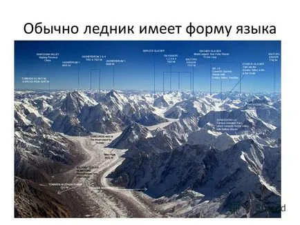 Презентация за това как се ледници са образувани ледници, където формира през цялата година