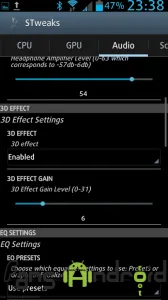 sunet avansat smartphone-ul de tuning