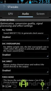 sunet avansat smartphone-ul de tuning