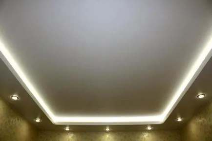 Многостепенното тавани - какви материали са направени и как изглеждат