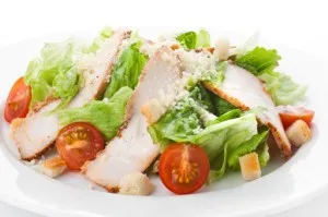 Saláta - Caesar - a klasszikus recept egy fotó