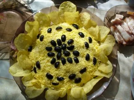 Salata de „Floarea Soarelui“ - rețete cu fotografii