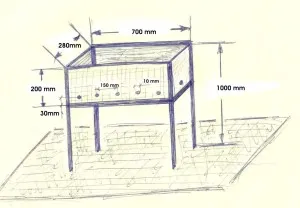 Hogyan készítsünk egy Grill a kezüket egy fotó a fém, diagramok és rajzok