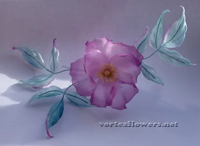 Как да направите листата за розата в японската техника tsvetodeliya на вортекс цветя