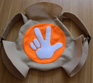 Varró gyerekek ryukzak- „pomogator” - tisztességes iparos - kézzel készített, kézzel készített