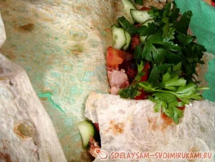 Shawarma у дома, майсторски клас със собствените си ръце