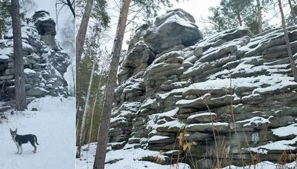 Rocks Petra Gronskogo - istorie congelată