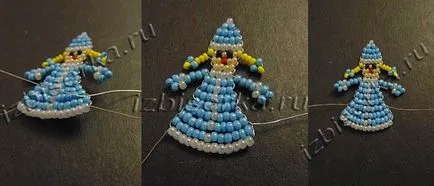 Maiden gyöngyök, lapos alakja Bead