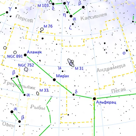 Andromeda, mi van és hol van