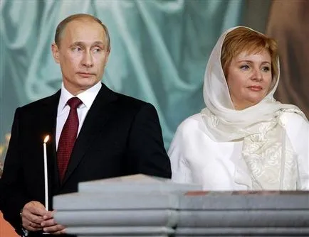 Az esküvő Vladimir és Lyudmila Putina