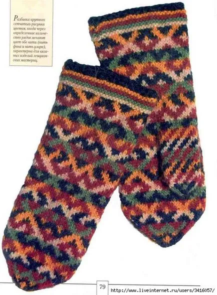 Схеми на игли за плетене ръкавици без пръсти - с модели