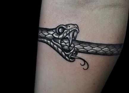 Tattoo körül a kar (30 fotó) - tetoválás