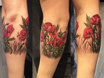 Tattoo în jurul brațului (30 poze) - tatuaje