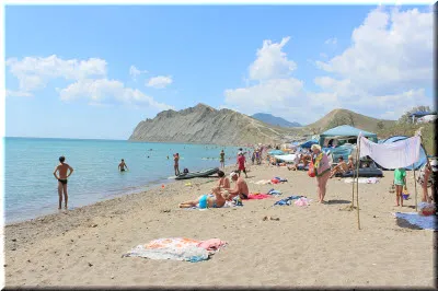 Csendes öböl Koktebel (Krím) fotók, térkép, strand, hogyan kap egy leírást